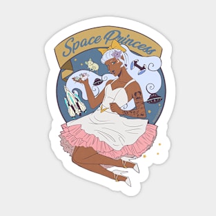 Space Princess Sticker